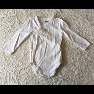 NWOT Janie & Jack long sleeve wrap onesie elephant